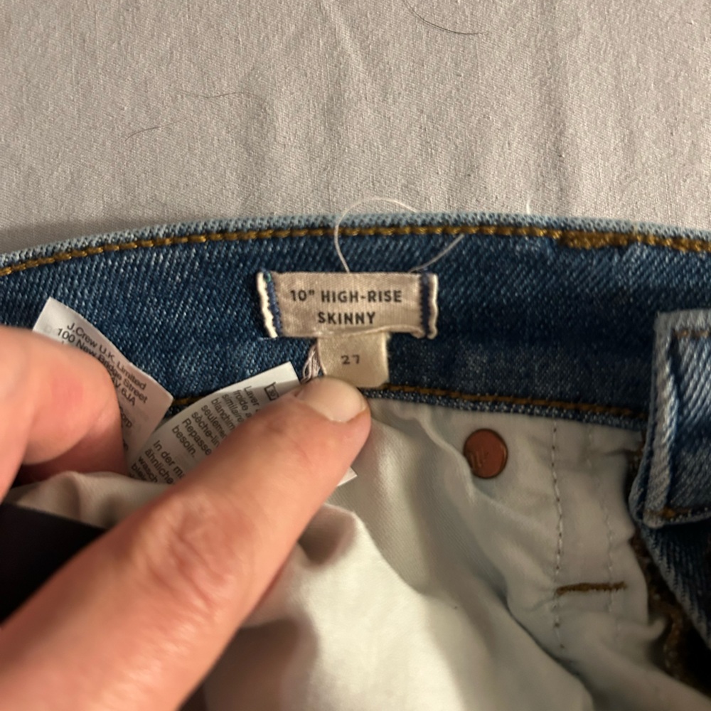 Madewell Women’s High-Rise Skinny Jeans – Size 4 (27” Waist, 10” Rise) - Picture 4 of 7